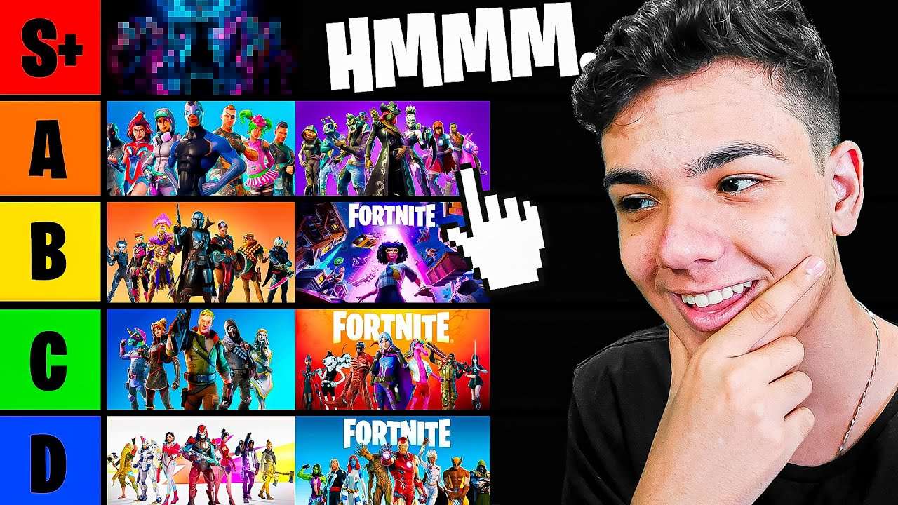 Eu classifiquei TODAS as TEMPORADAS do Fortnite Capítulo 1 e 2 (Tier List)