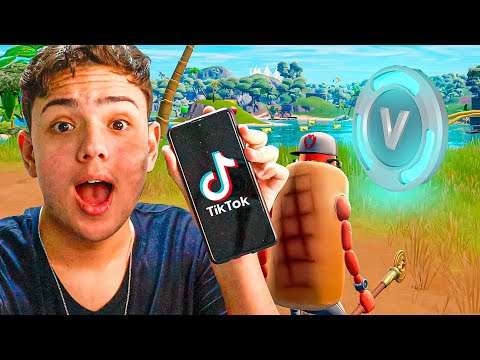 Testei Life Hacks do TikTok no Fortnite *Ter Vbucks Grátis*