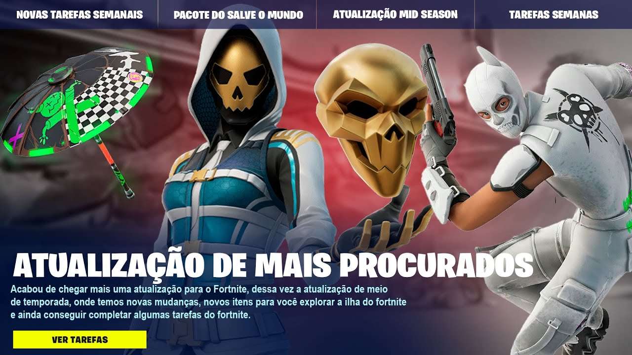 CHEGOU ATUALIZAÇÃO MAIS PROCURADOS! Novos ITENS, Evento NOVO e Itens GRÁTIS!