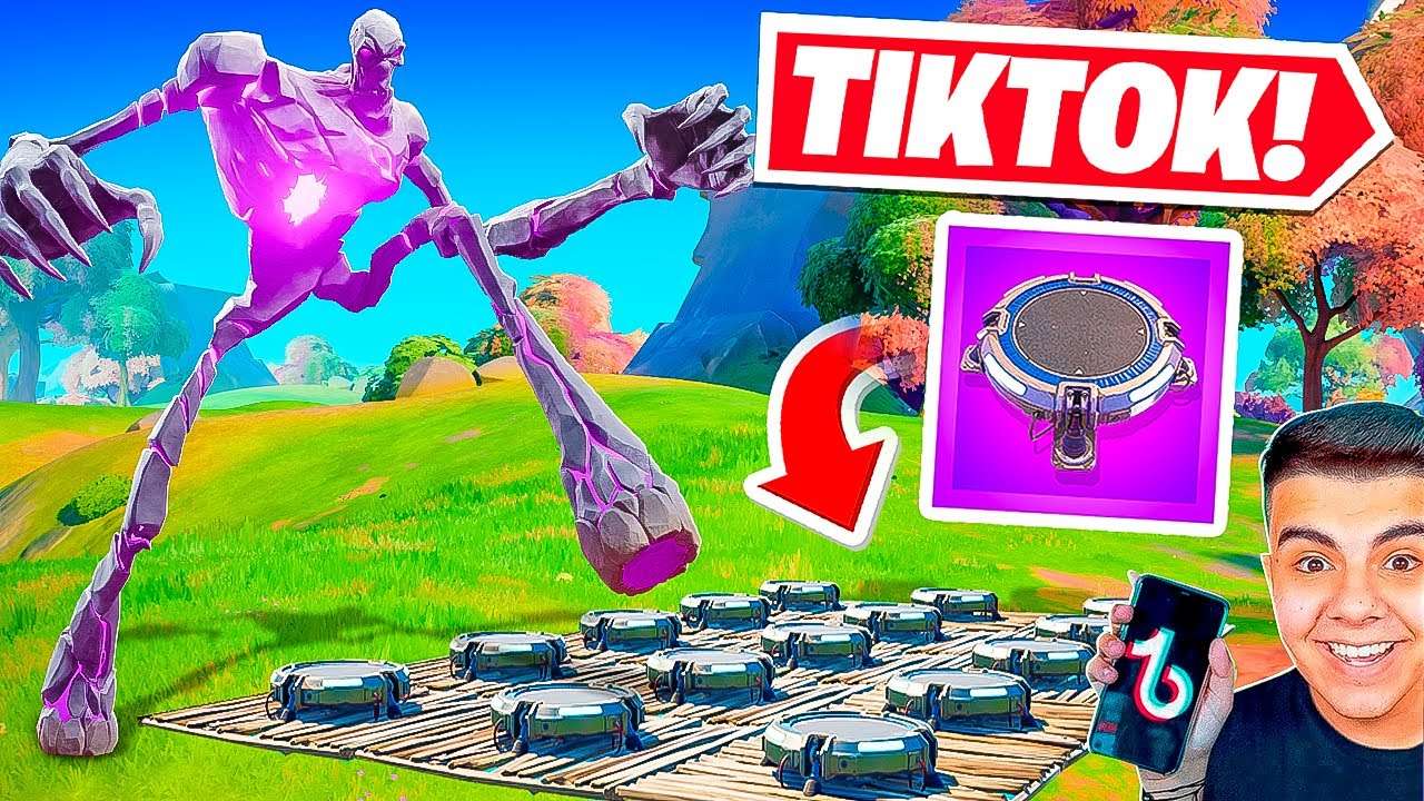 TESTEI os TIK TOKS mais VIRAIS do FORTNITEMARES HALLOWEEN! *INSANO*
