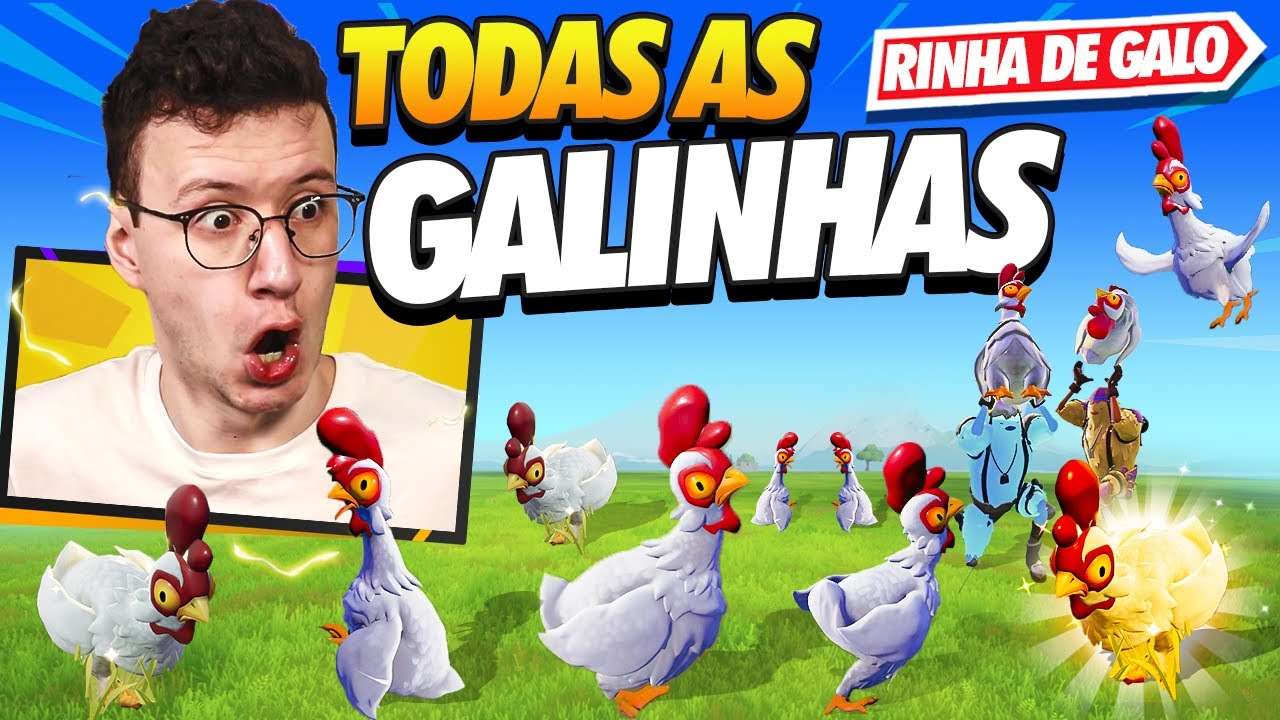 JUNTAMOS TODAS AS GALINHAS DO JOGO E...